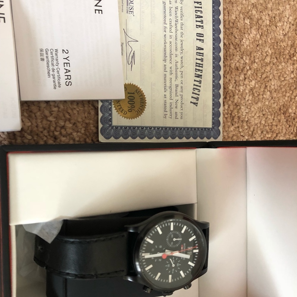 Mondaine swiss watch railway
